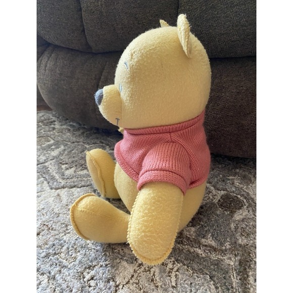 Hallmark Disney Winnie the Pooh Soft Felt Stuffed Animal Plush 11" Bear Baby - Picture 3 of 7